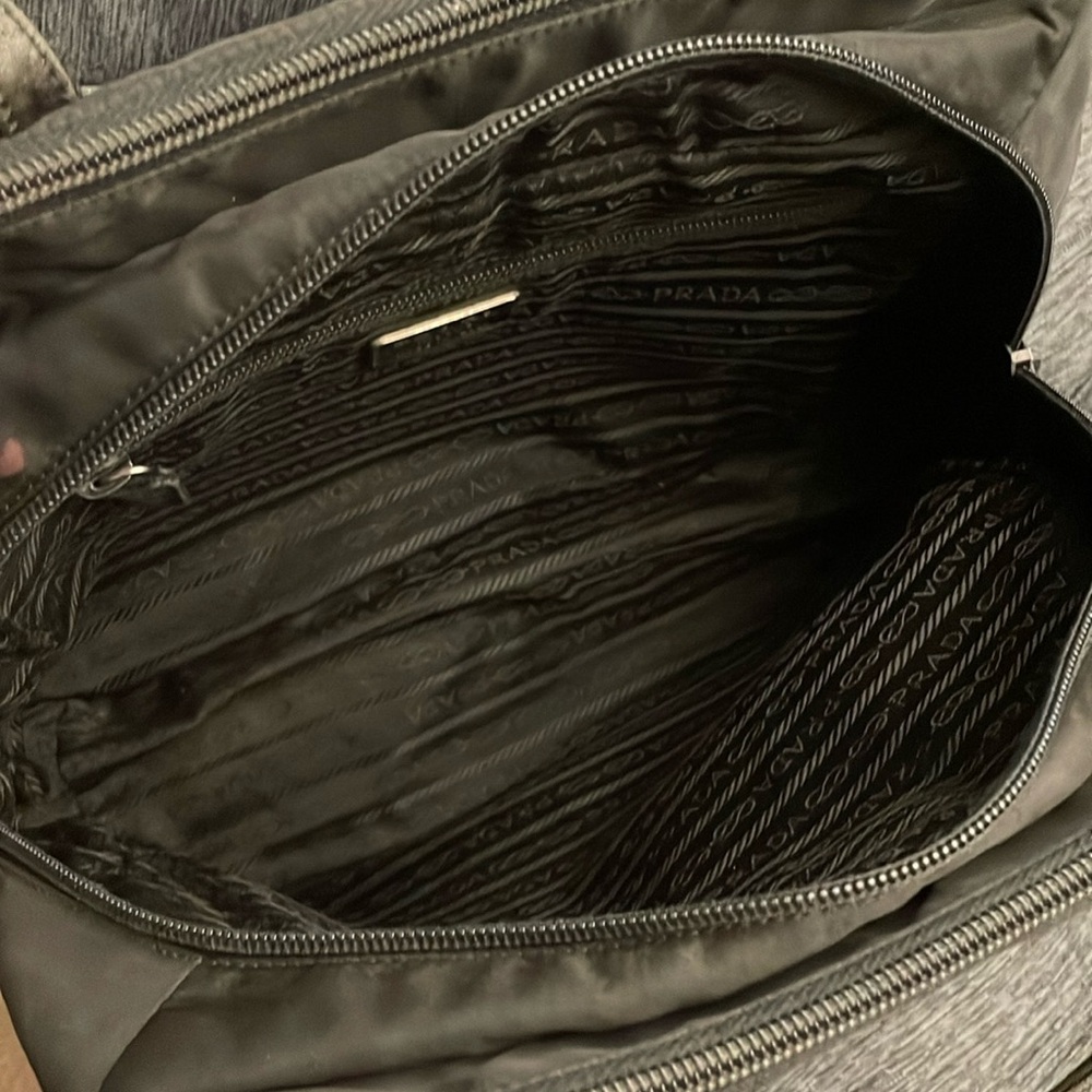 Prada Vintage Black Nylon Shoulder Bag - Picture 6 of 6